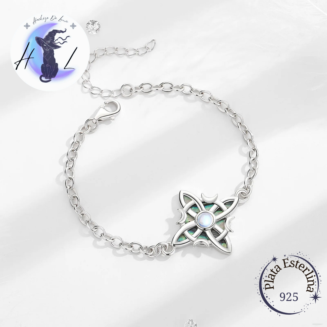 Pulseras De Plata925, Diseño Nudo De Brujas, Tres Modelos.