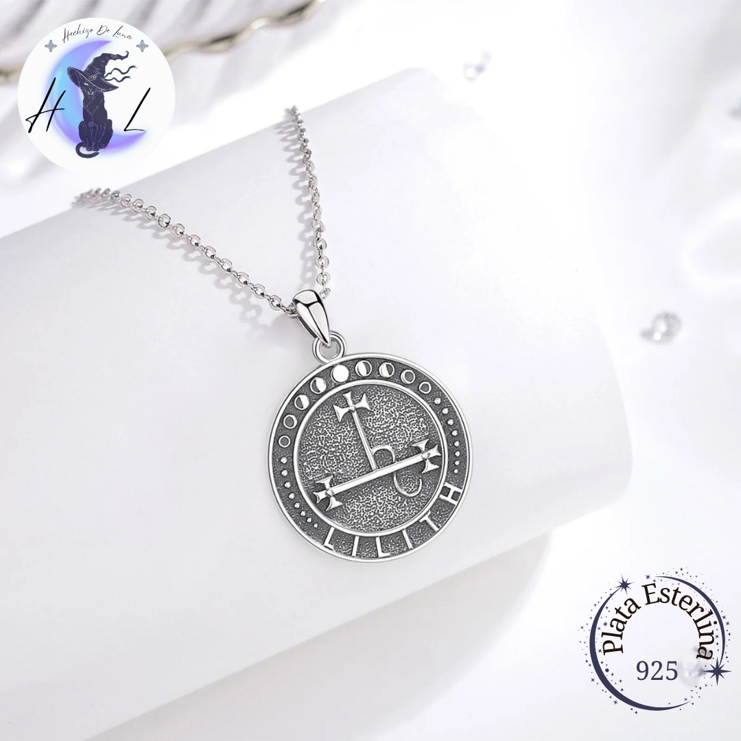 Colgante Sigilo de Lilith Plata 925.
