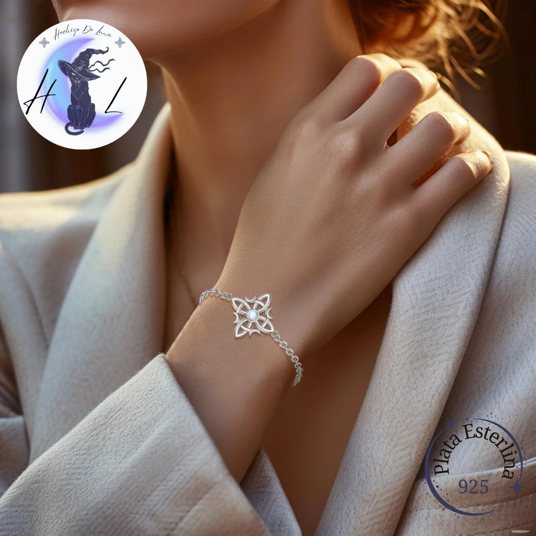 Pulseras De Plata925, Diseño Nudo De Brujas, Tres Modelos.