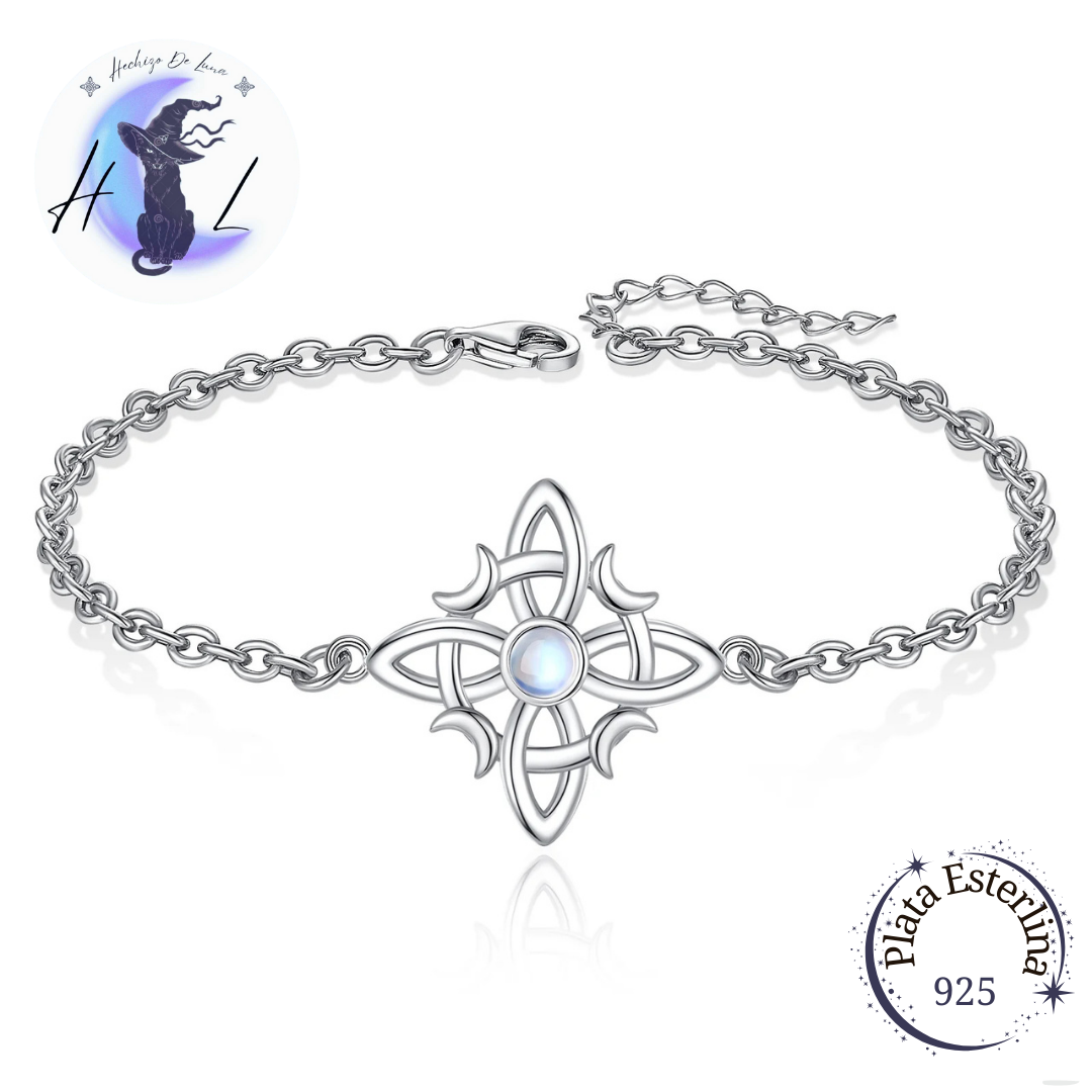 Pulseras De Plata925, Diseño Nudo De Brujas, Tres Modelos.