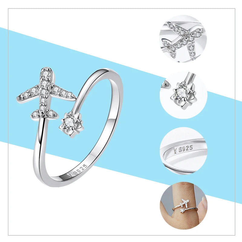 Anillos Ajustables de Plata distintos Modelos.