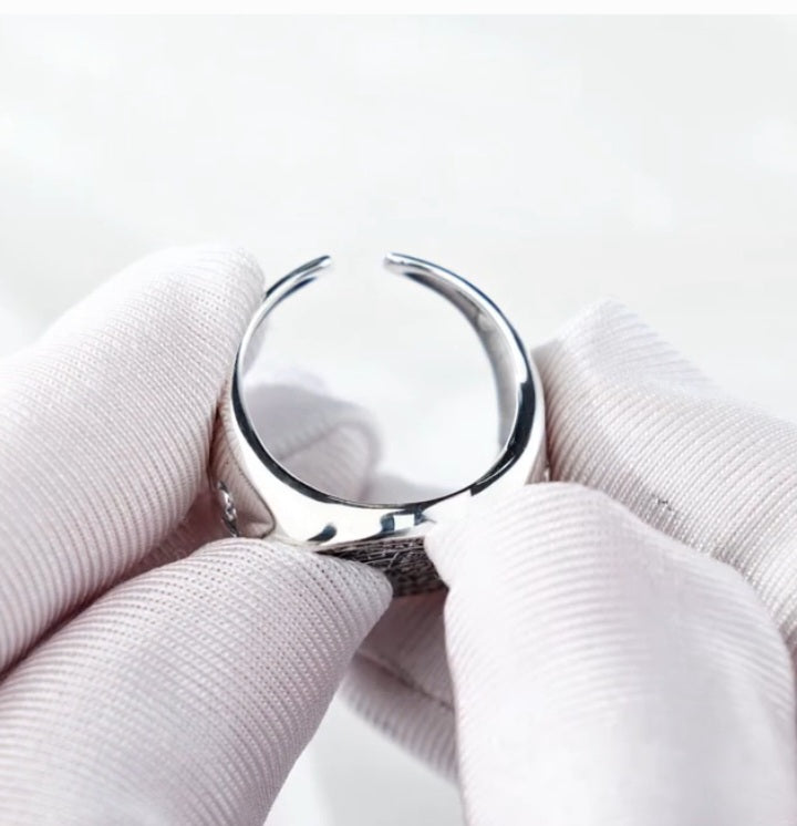 Anillo Ajustable 7 Arcangeles de Plata.