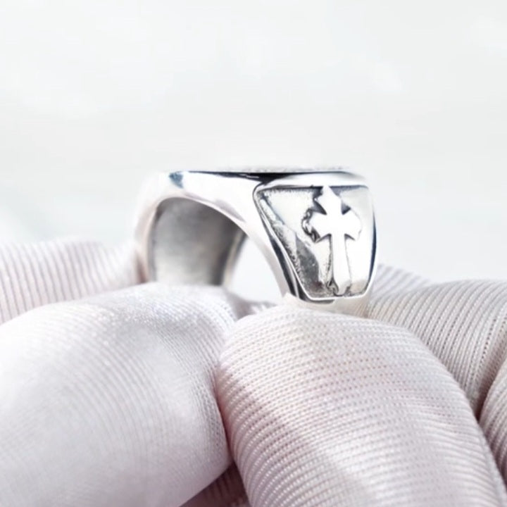 Anillo Ajustable 7 Arcangeles de Plata.