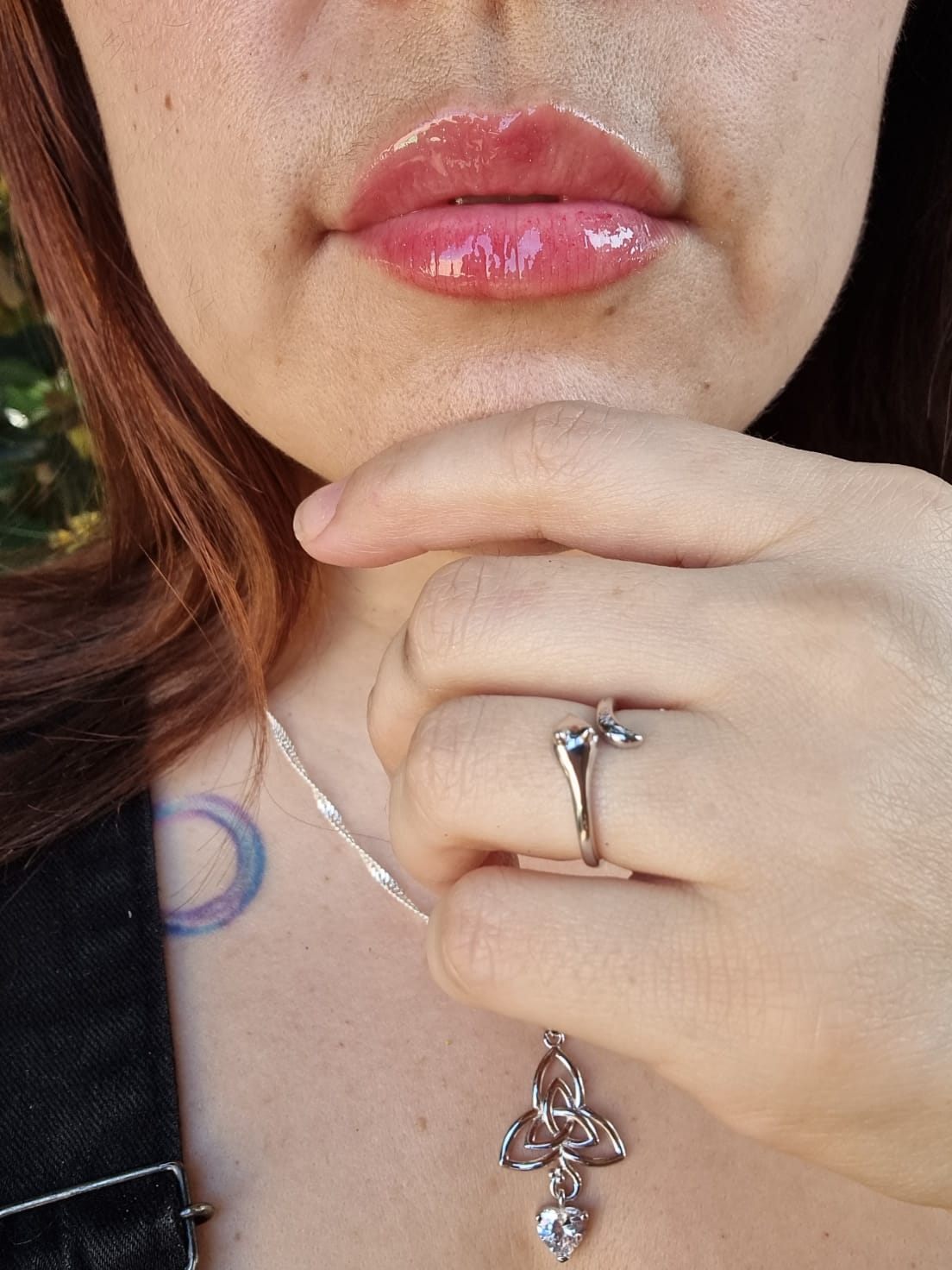 Anillo de Zorro Ajustable de Plata.