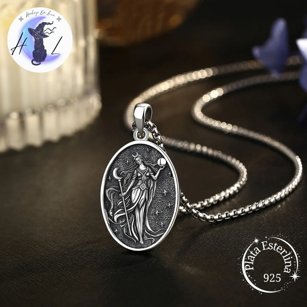 Colgante De Plata, Diosa Nyx.