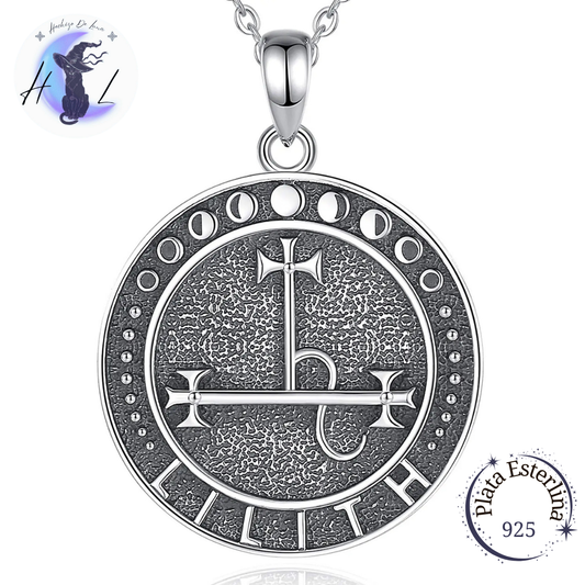 Colgante Sigilo de Lilith Plata 925.