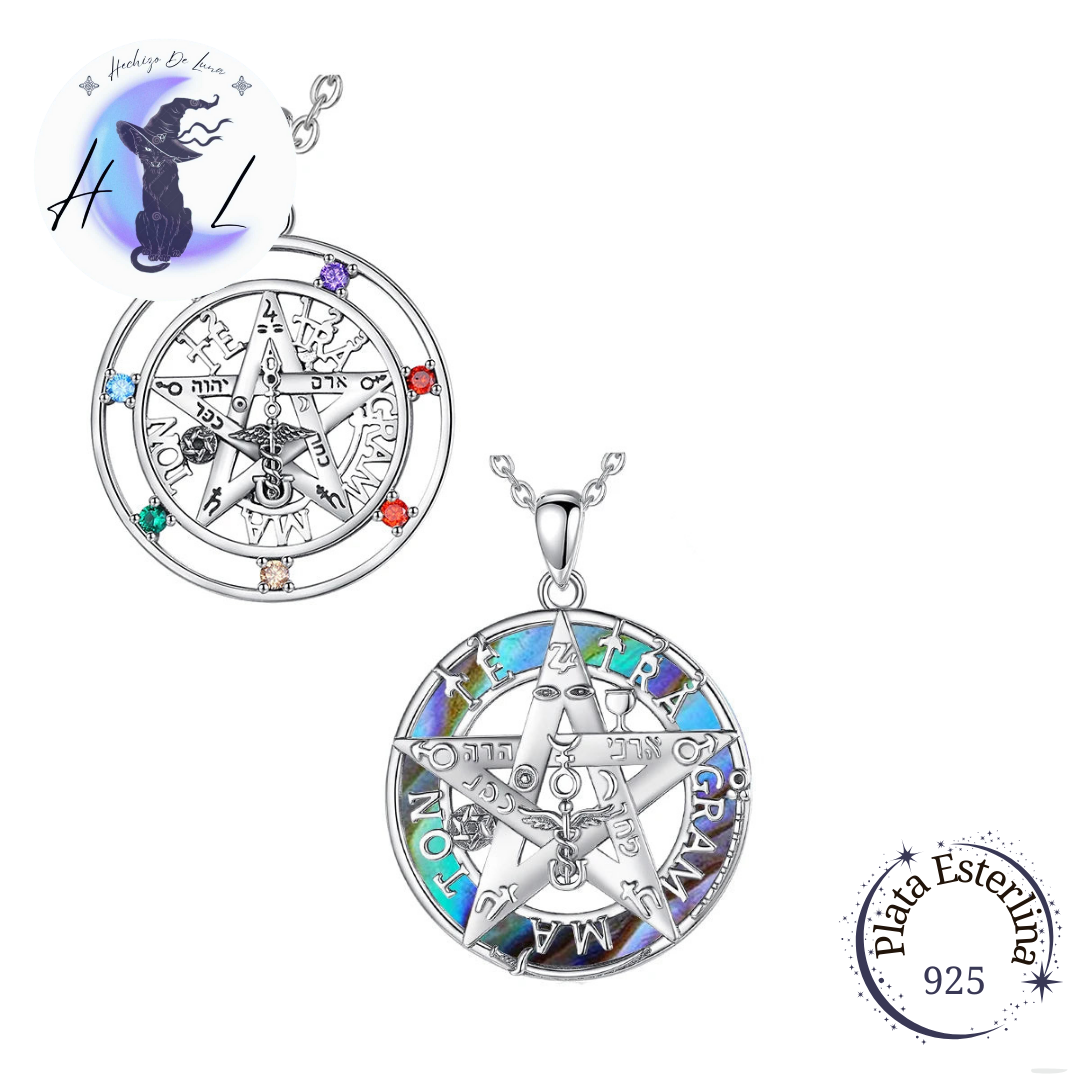 Colgante De Plata Tetragrammaton, Dos Variedades.
