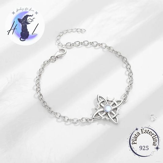 Pulseras De Plata925, Diseño Nudo De Brujas, Tres Modelos.