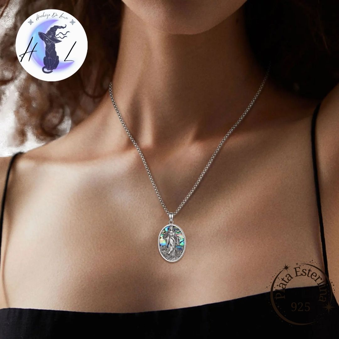 Colgante De Plata, Diosa Del Mar Yemayá.