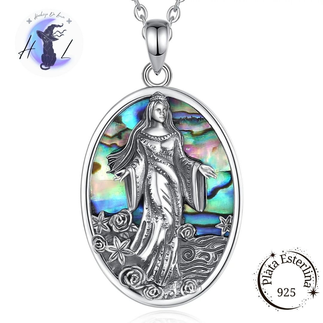 Colgante De Plata, Diosa Del Mar Yemayá.