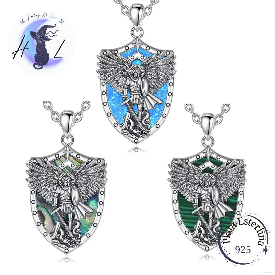 Arcángel San Miguel | Colgante de Plata 925