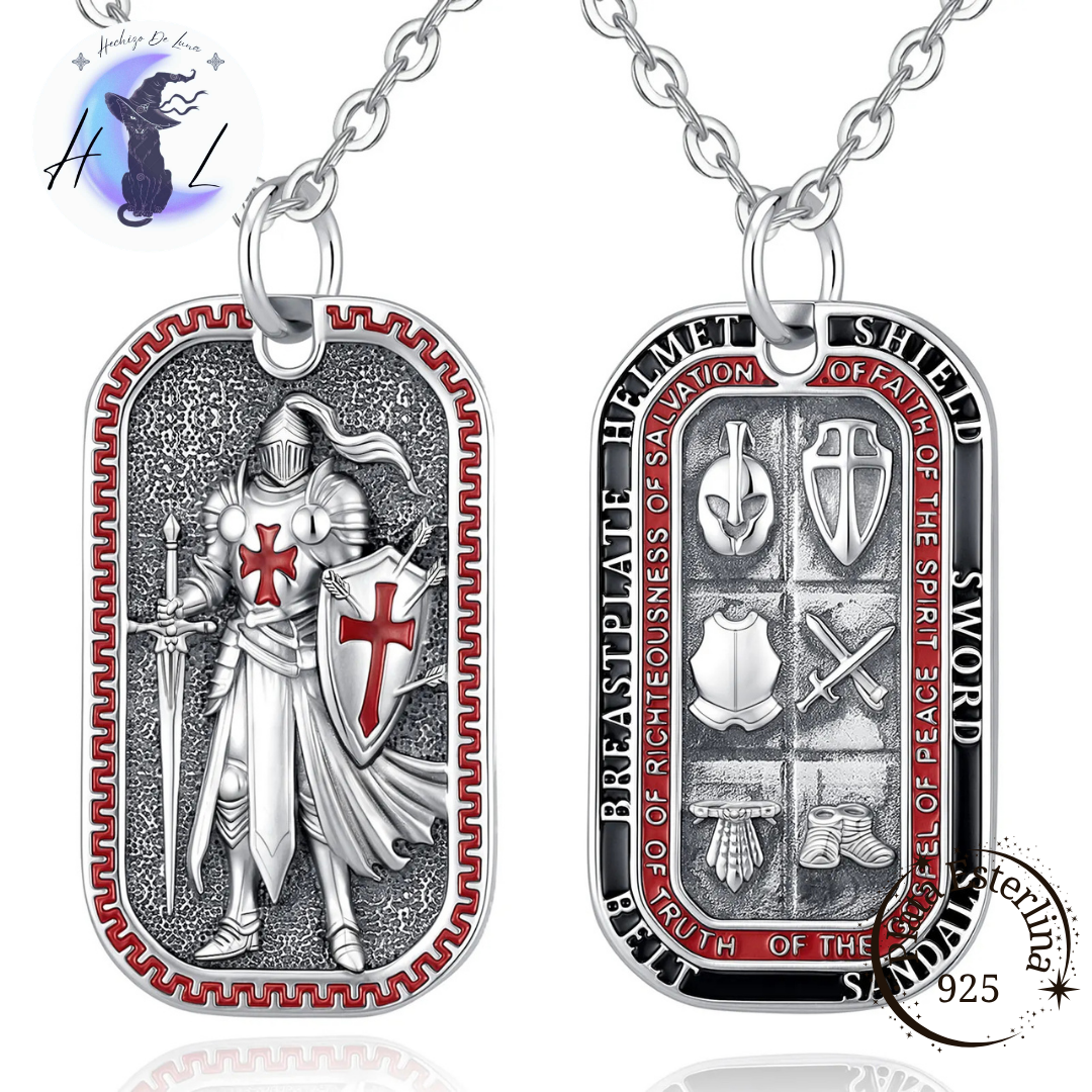 Caballero Templario | Colgante de Plata 925