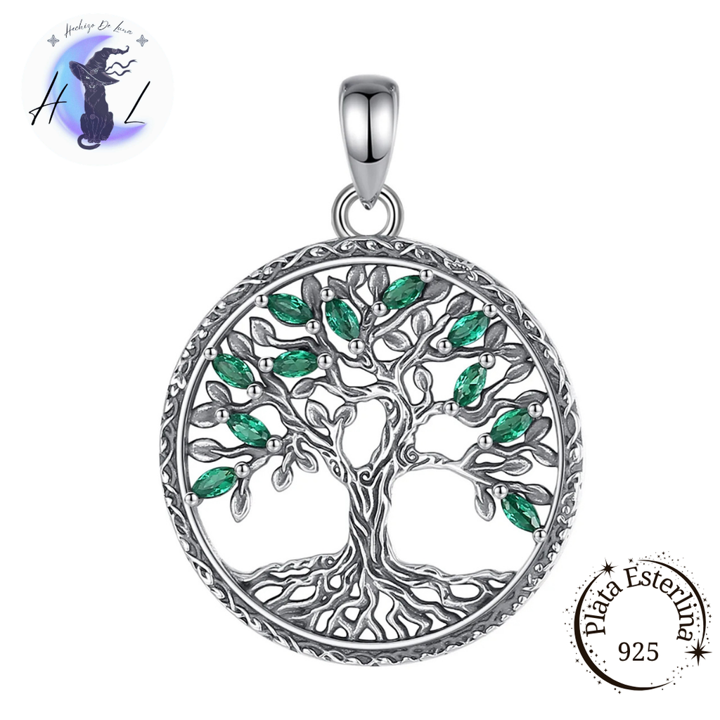 Yggdrasil | Árbol de la Vida Vikingo | Colgante de Plata 925