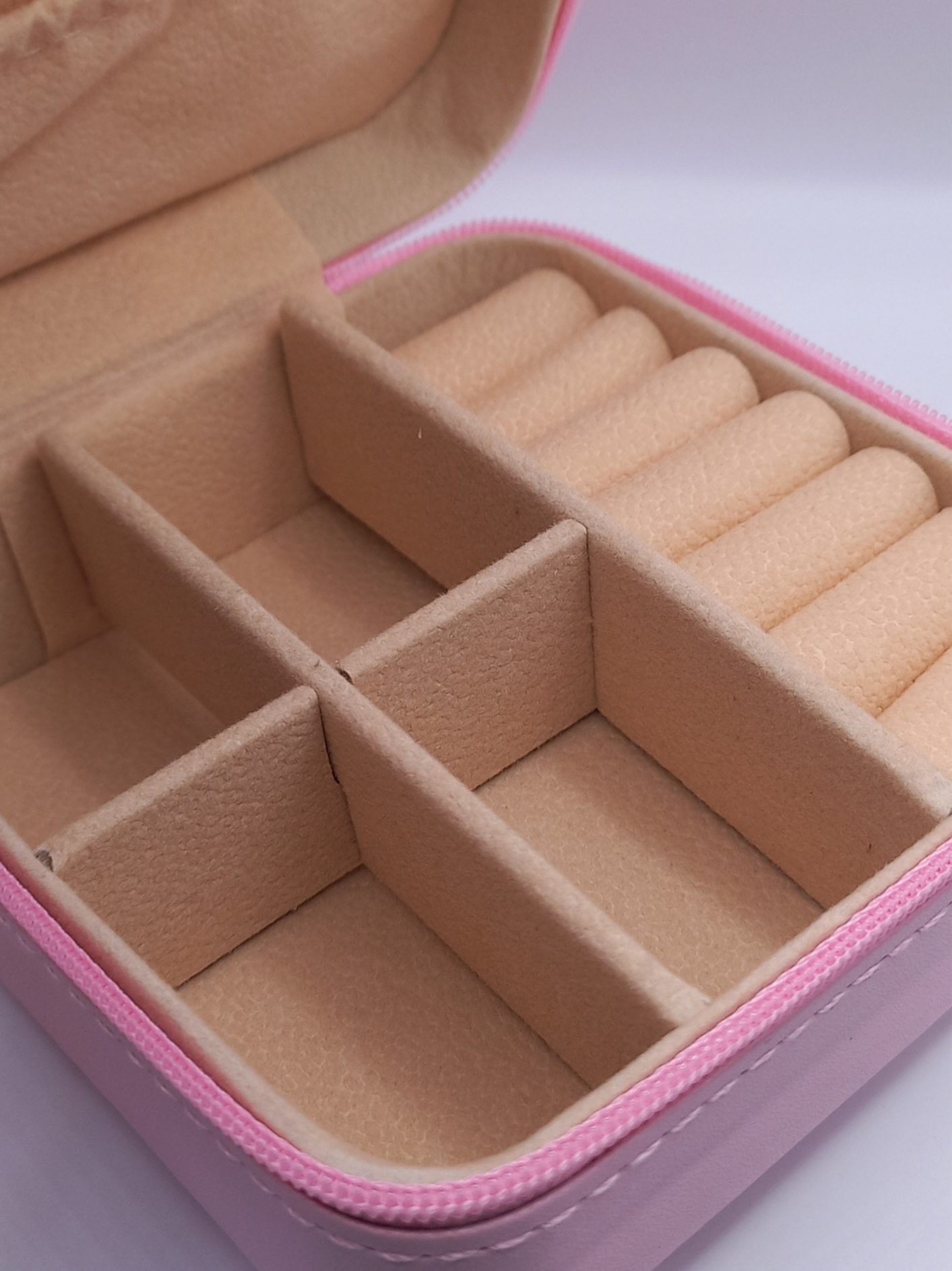 Mini Organizador de Joyas Rosa.