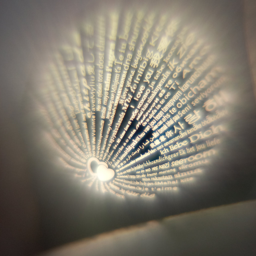 Colgante Girasol I Love You con Cadena de Plata 50 cm.