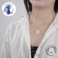 Collar De Plata, Diseño Monstera.