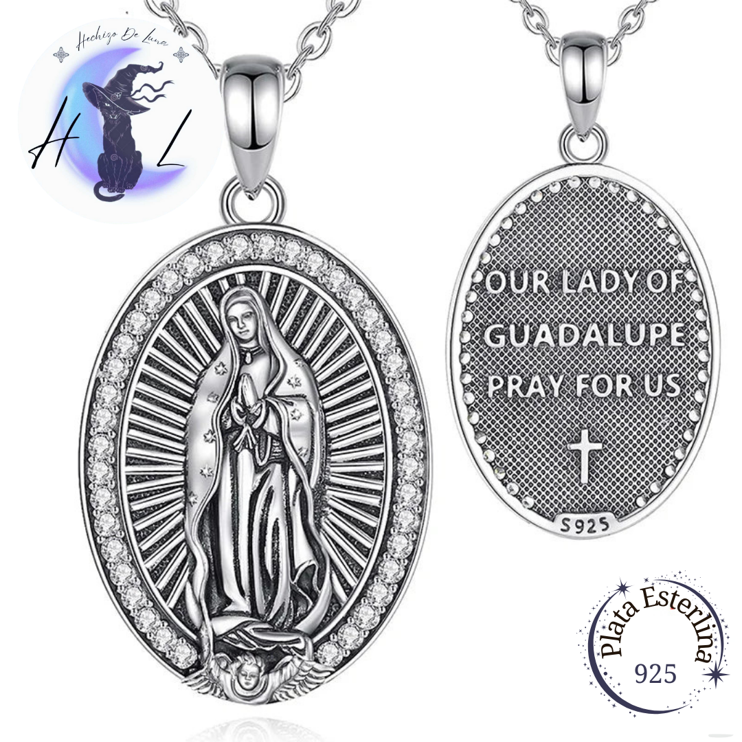 Colgante De Plata, Virgen De Guadalupe.