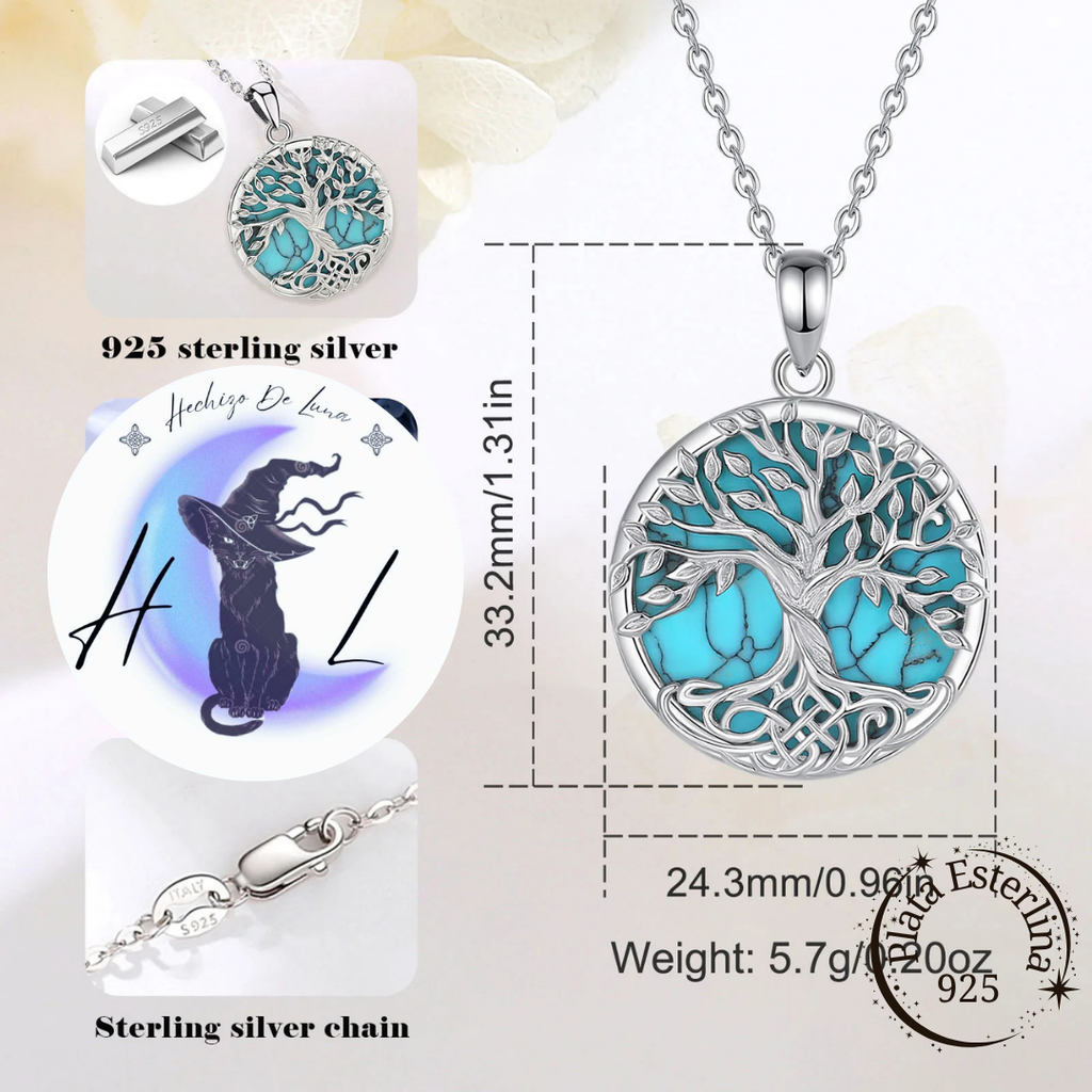 Yggdrasil | Árbol de la Vida Vikingo | Colgante de Plata 925