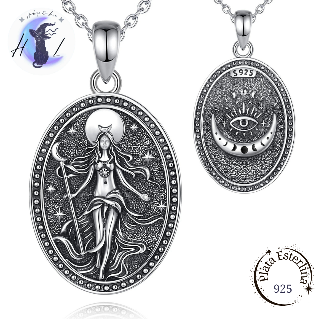 Colgante De Plata, Diosa Nyx.