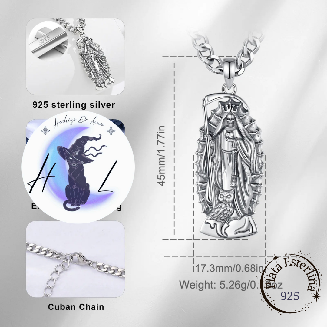 Colgante De Plata, Santa Muerte.