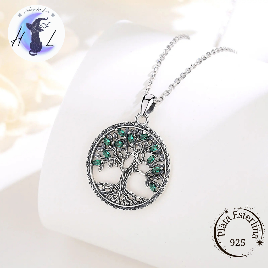 Yggdrasil | Árbol de la Vida Vikingo | Colgante de Plata 925