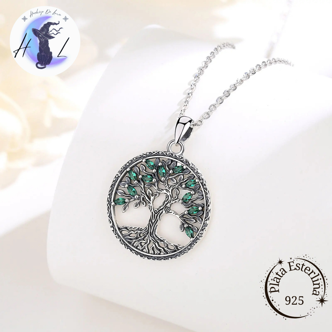Yggdrasil | Árbol de la Vida Vikingo | Colgante de Plata 925