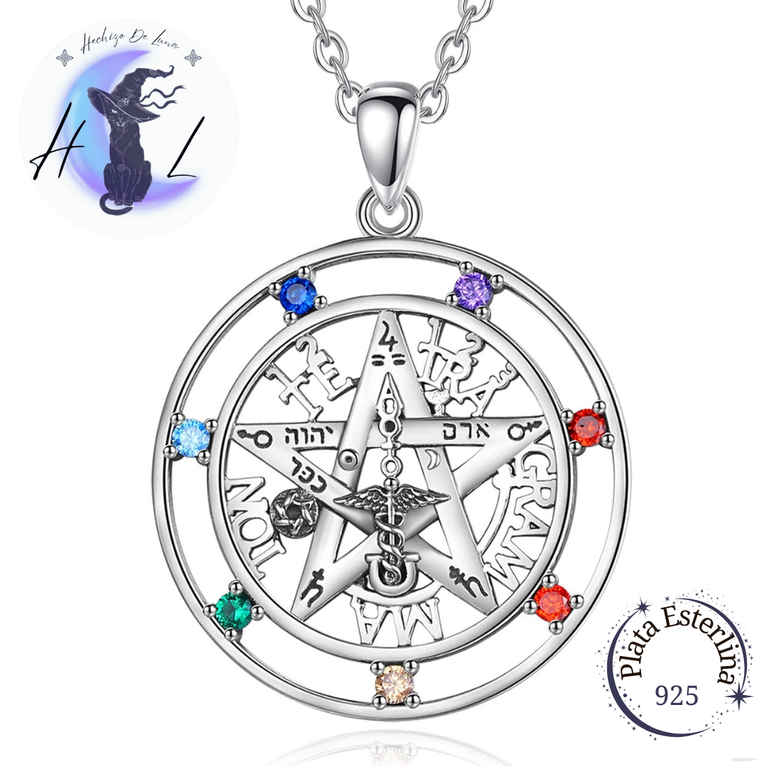 Colgante De Plata Tetragrammaton, Dos Variedades.
