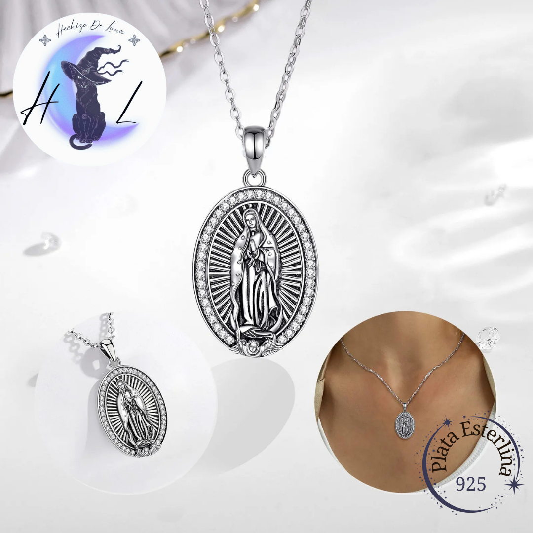 Colgante De Plata, Virgen De Guadalupe.