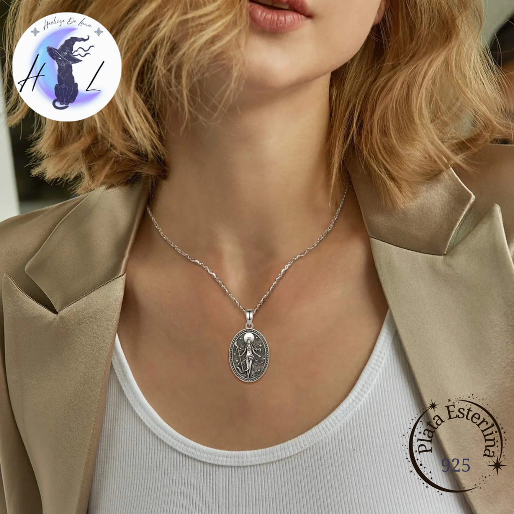 Colgante De Plata, Diosa Nyx.