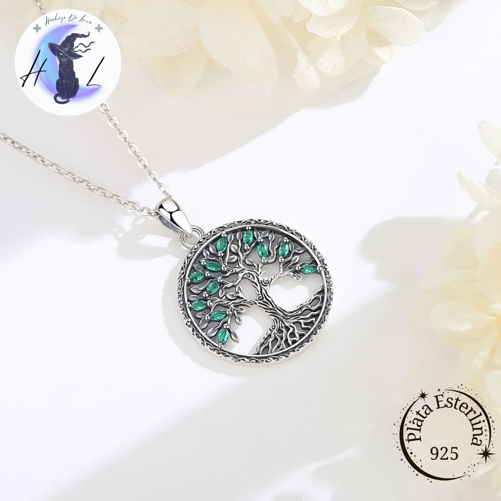 Yggdrasil | Árbol de la Vida Vikingo | Colgante de Plata 925
