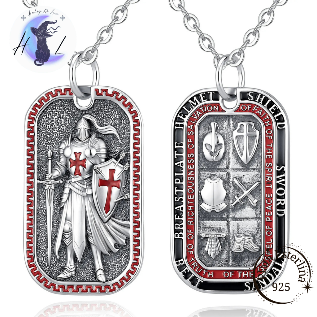 Caballero Templario | Colgante de Plata 925