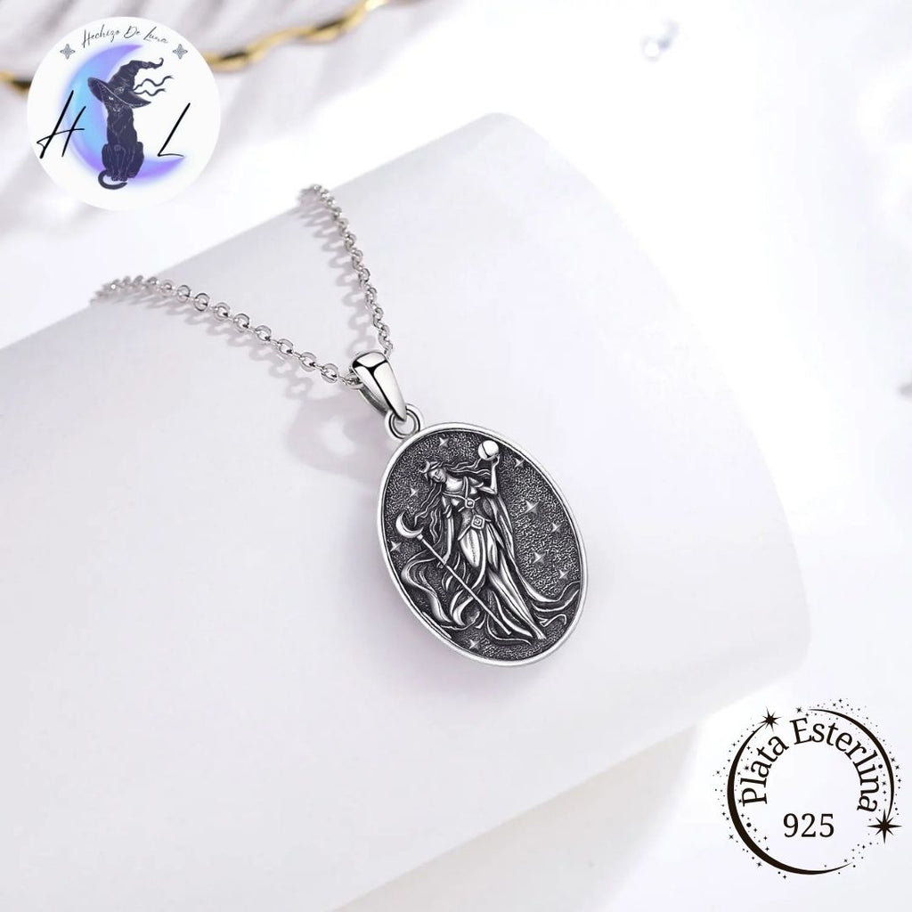 Colgante De Plata, Diosa Nyx.