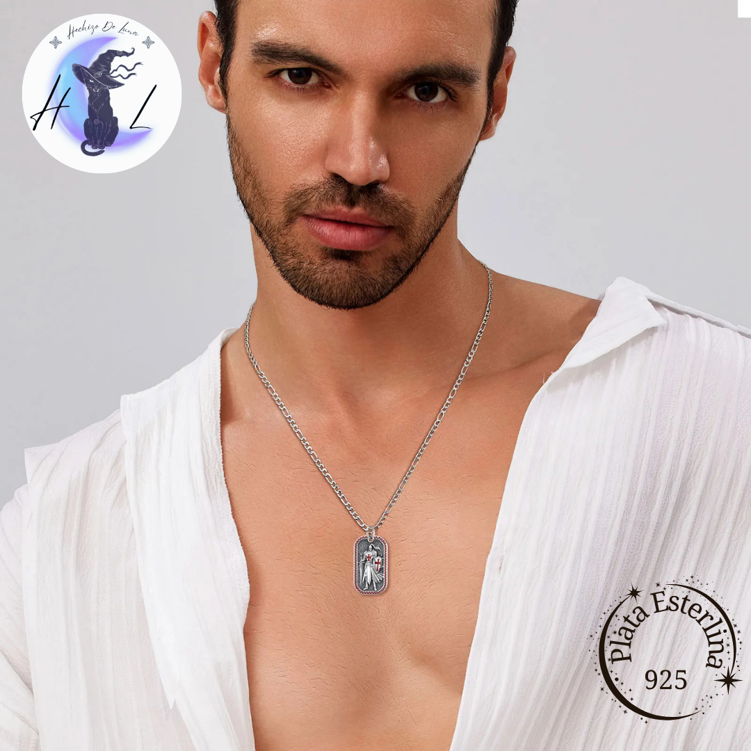 Caballero Templario | Colgante de Plata 925