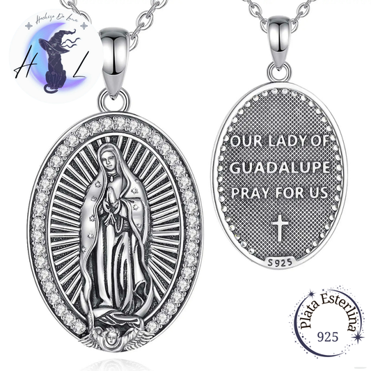 Colgante De Plata, Virgen De Guadalupe.