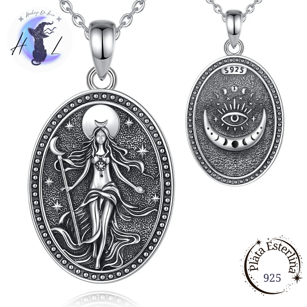 Colgante De Plata, Diosa Nyx.