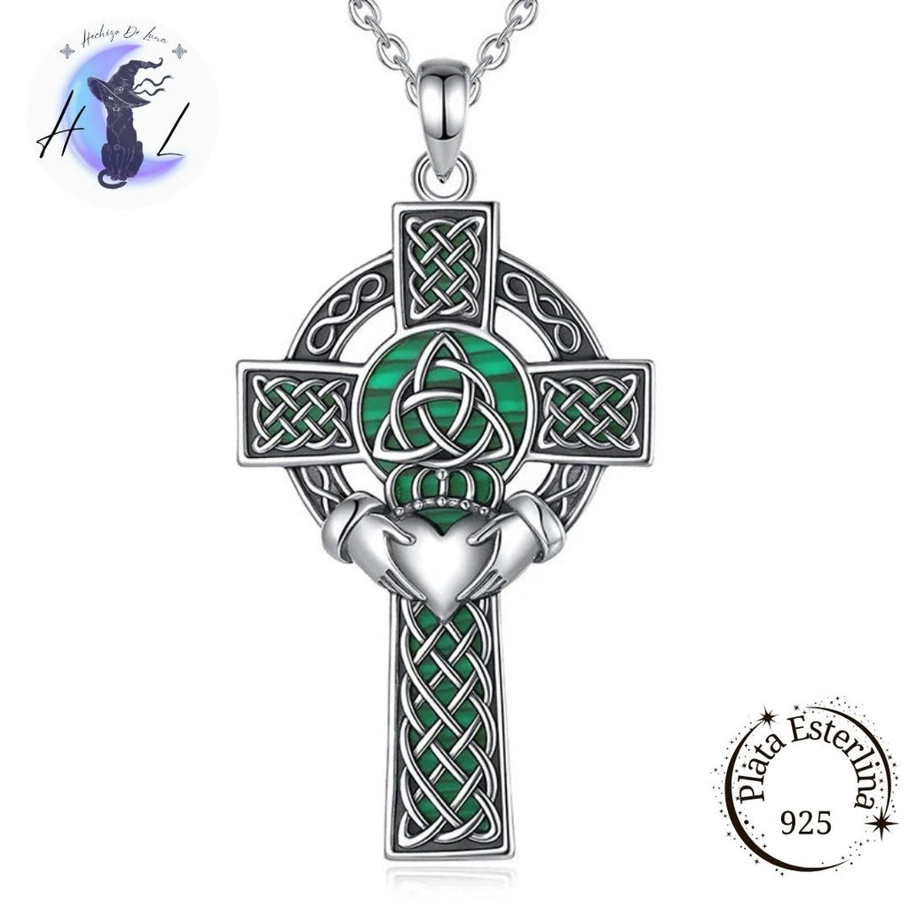 Cruz Claddagh | Colgante de Plata 925