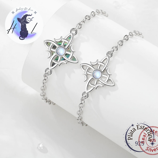 Pulseras De Plata925, Diseño Nudo De Brujas, Tres Modelos.