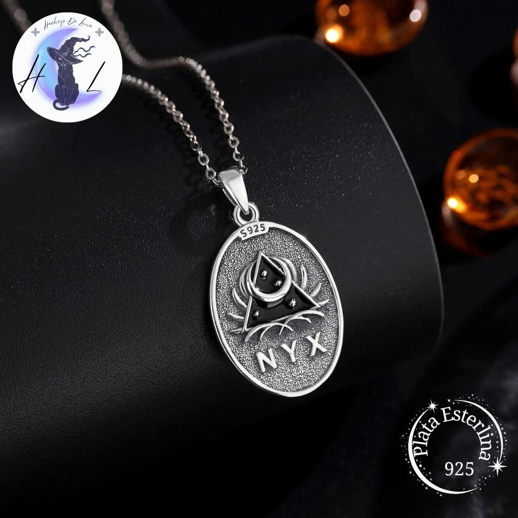Colgante De Plata, Diosa Nyx.