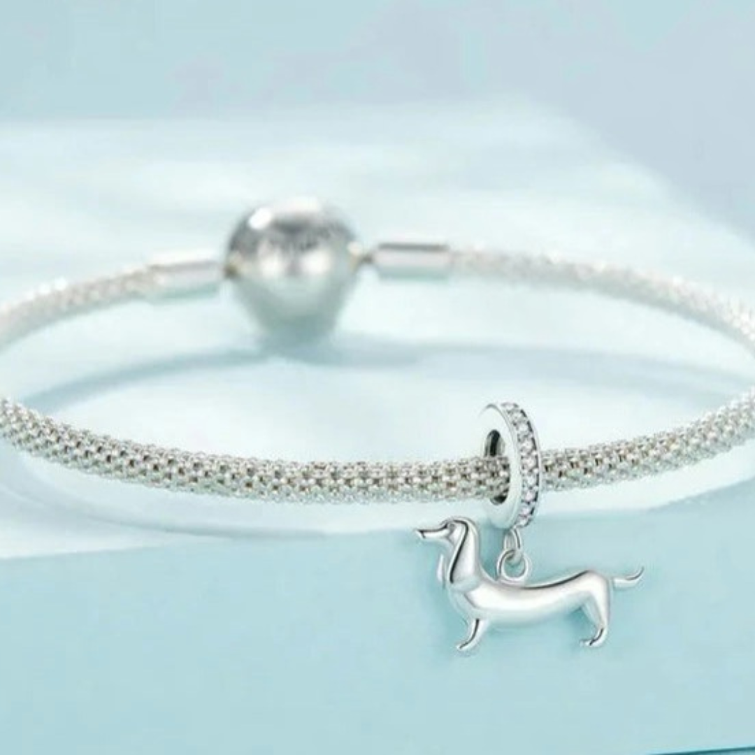 Charms Variados Diseños De Mascotas De Plata.