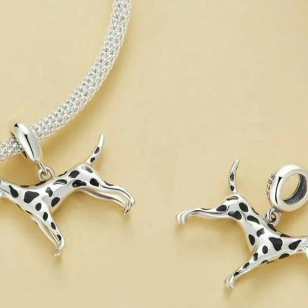 Charms Variados Diseños De Mascotas De Plata.