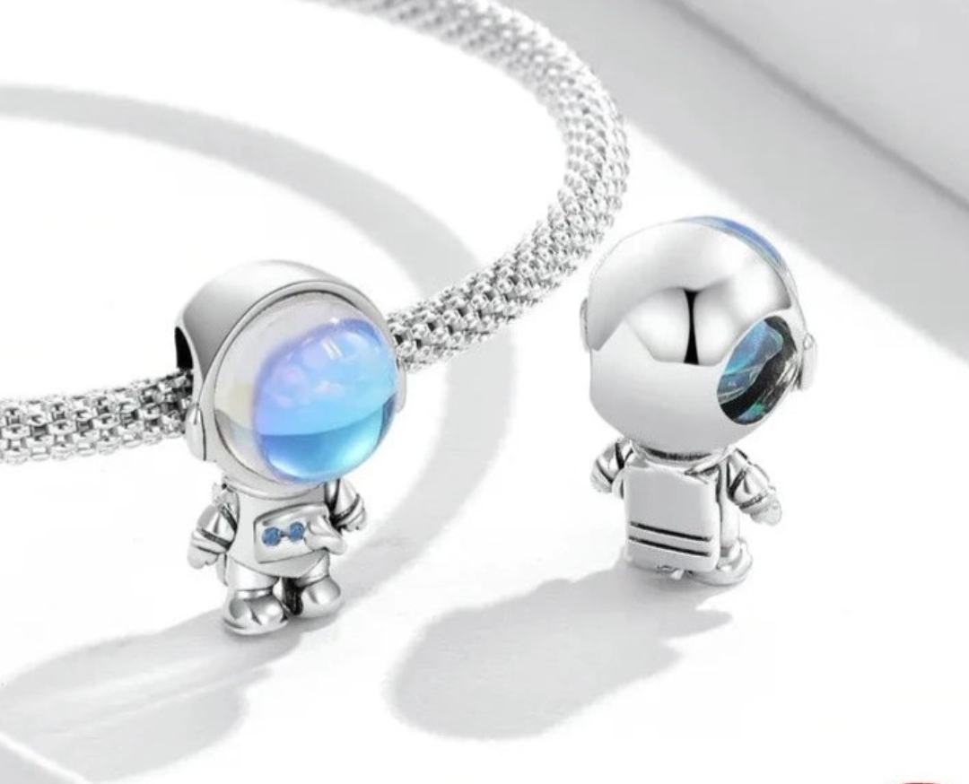 Charms o Colgantes De Plata Con Piedra Lunar