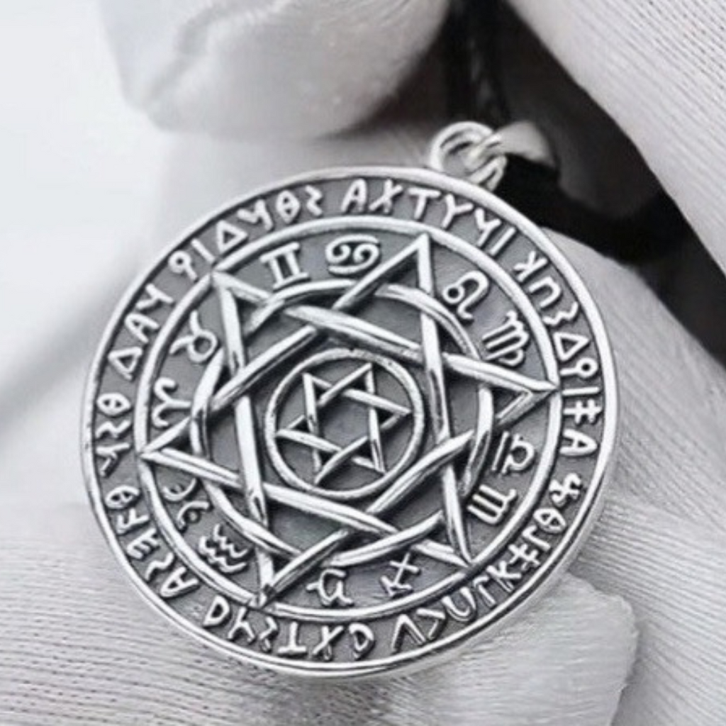 Colgante Sello de Salomón de Plata.