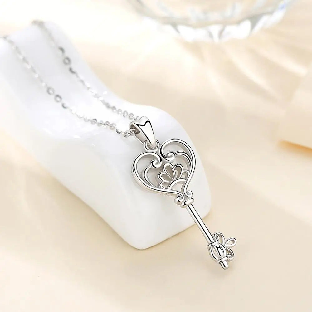 Colgante Llave del Amor de Plata.