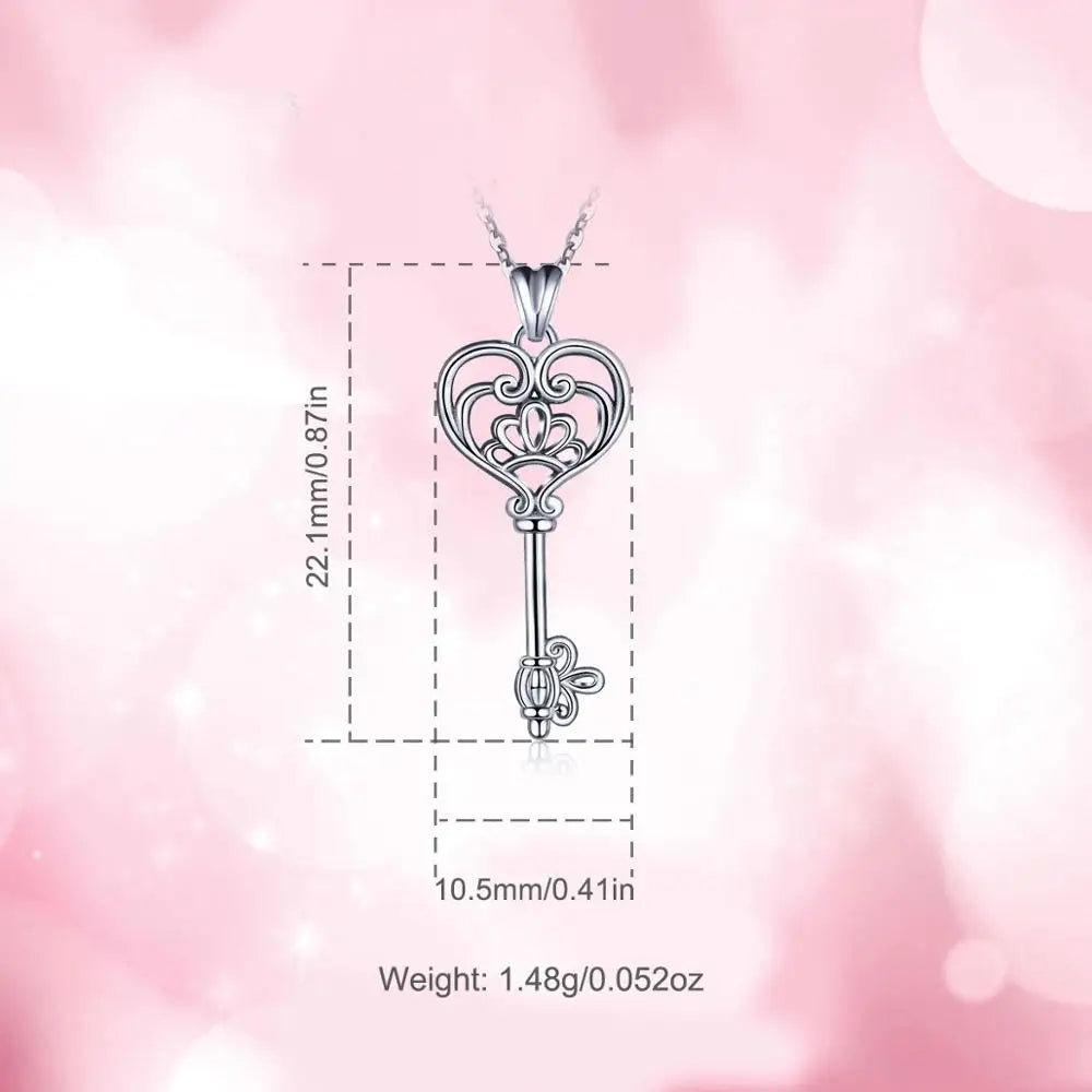 Colgante Llave del Amor de Plata.