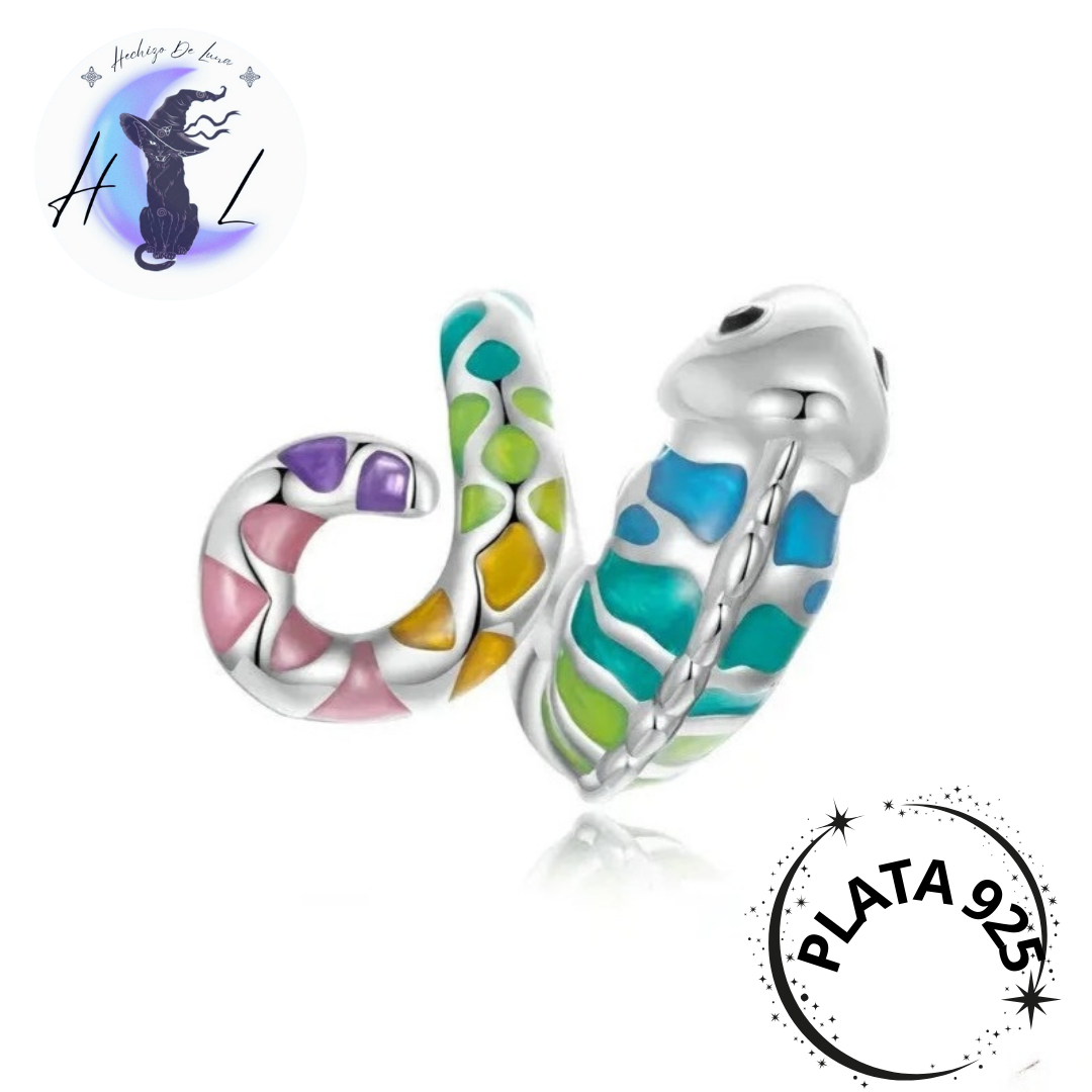 Charms de Camaleón de Plata.