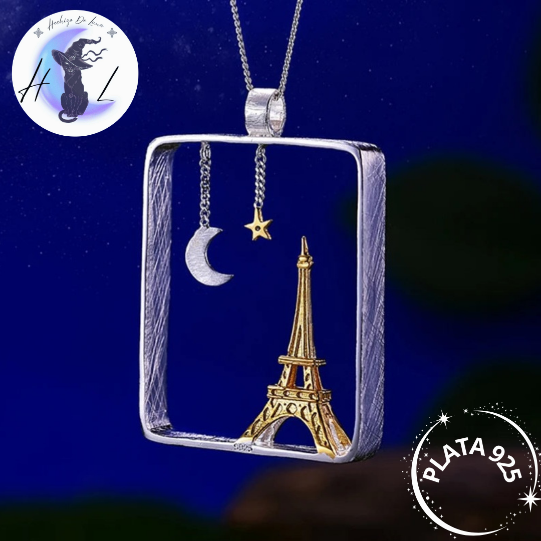 Colgante De Plata Torre Eiffel.