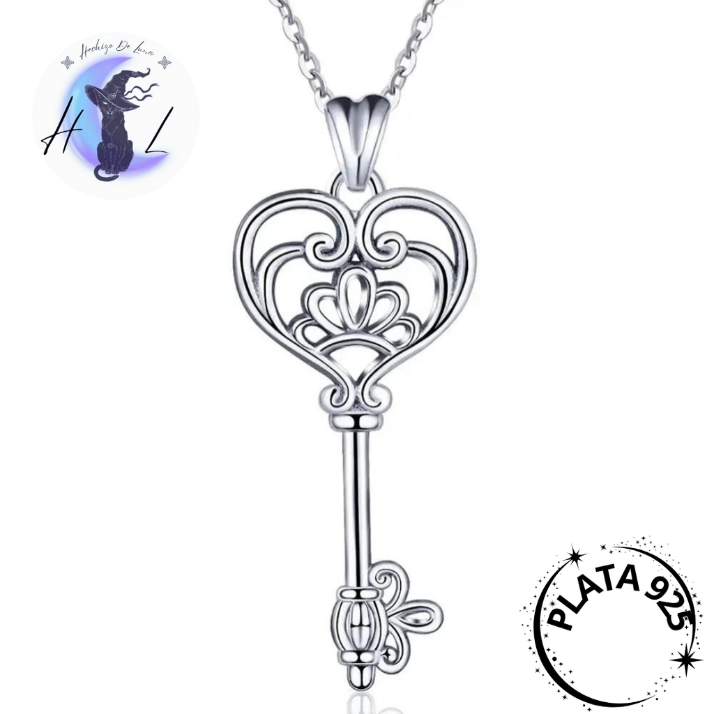 Colgante Llave del Amor de Plata.
