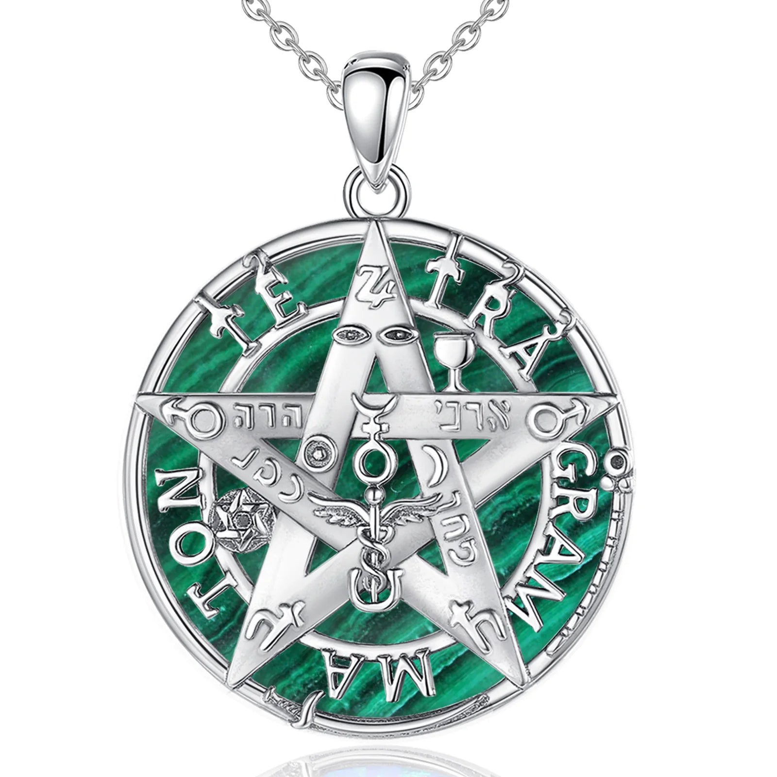 Colgante De Plata, Diseño Variados Tetragrammaton