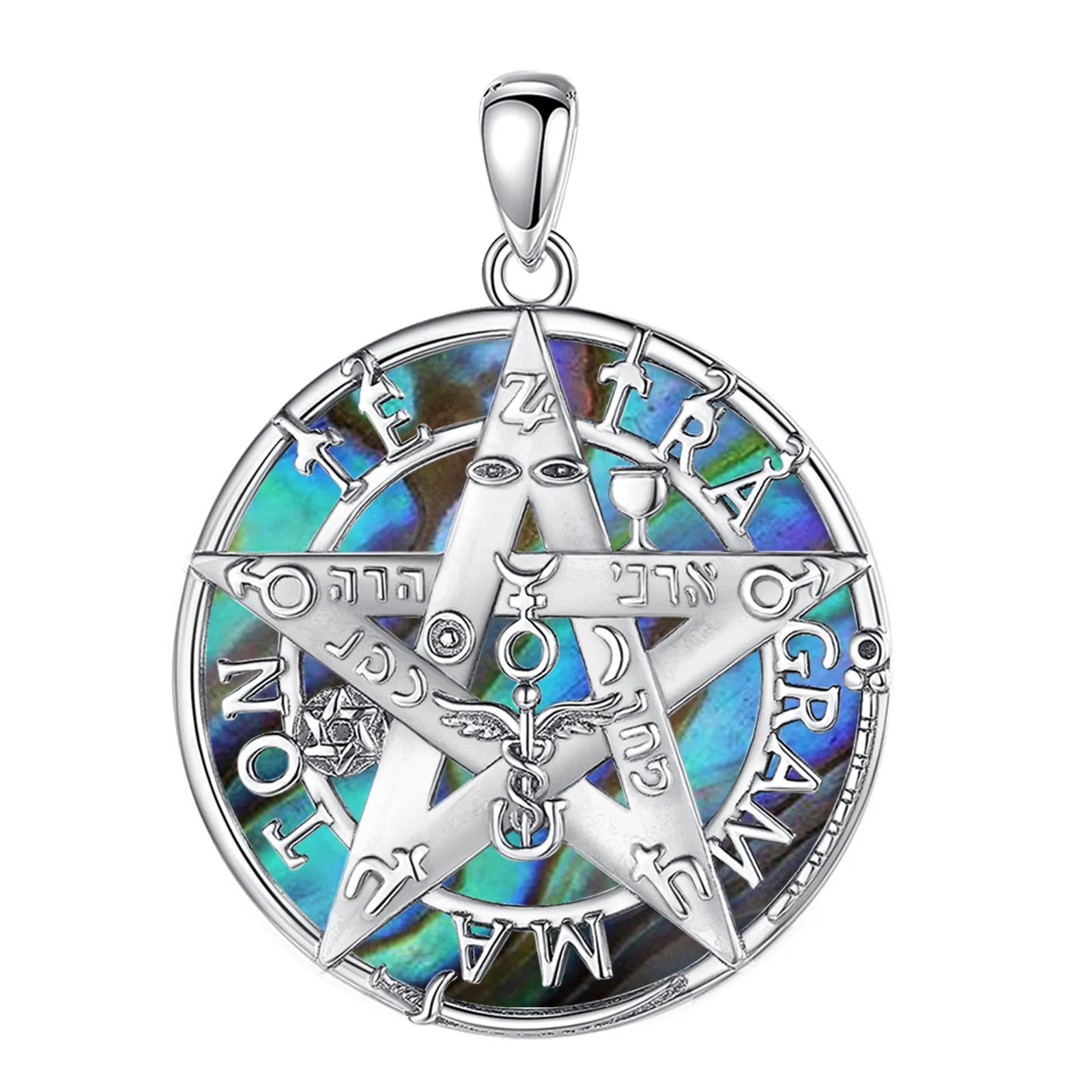 Colgante De Plata, Diseño Variados Tetragrammaton