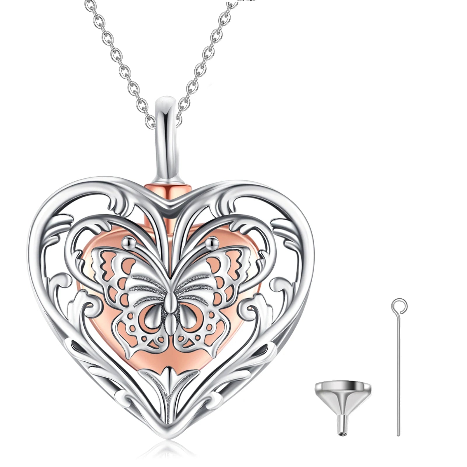 Colgante De Plata, Urna Para Cenizas Dos Diseños.